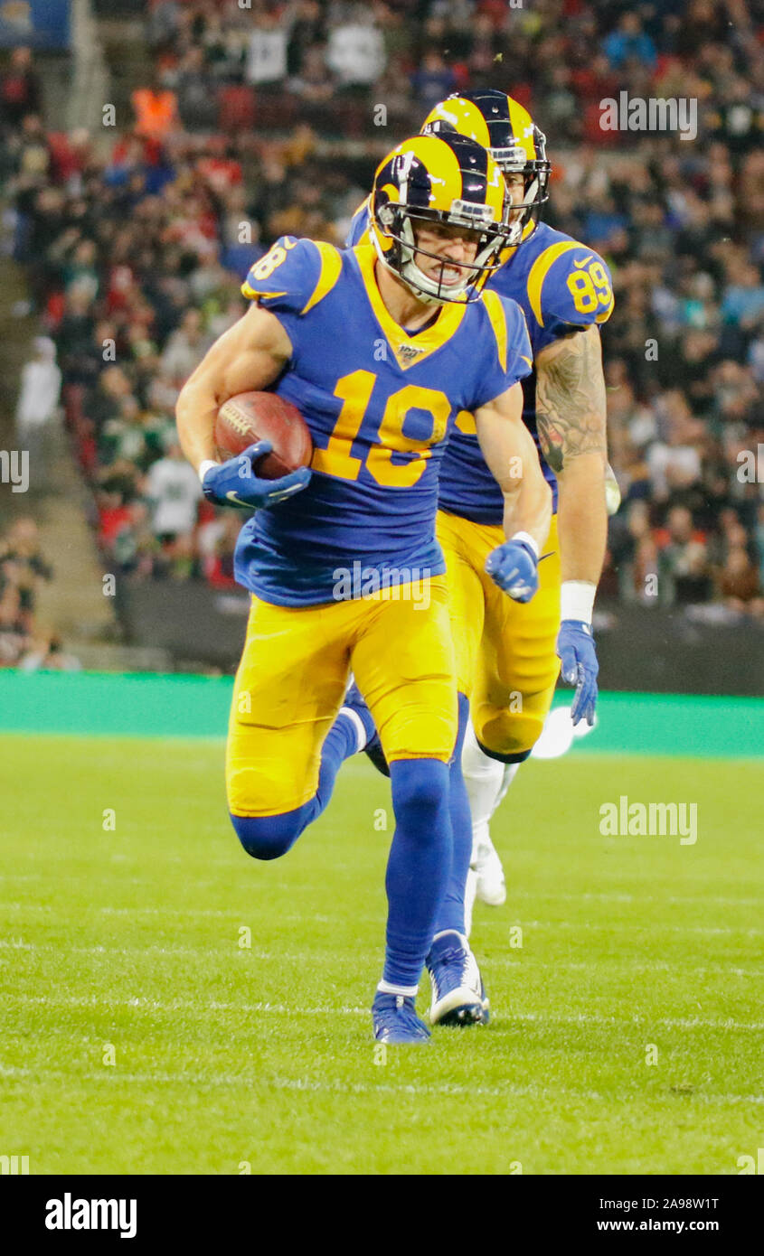October 27 2019 London UK Los Angeles Rams Wide Receiver Cooper Kupp (18)  touchdown During the