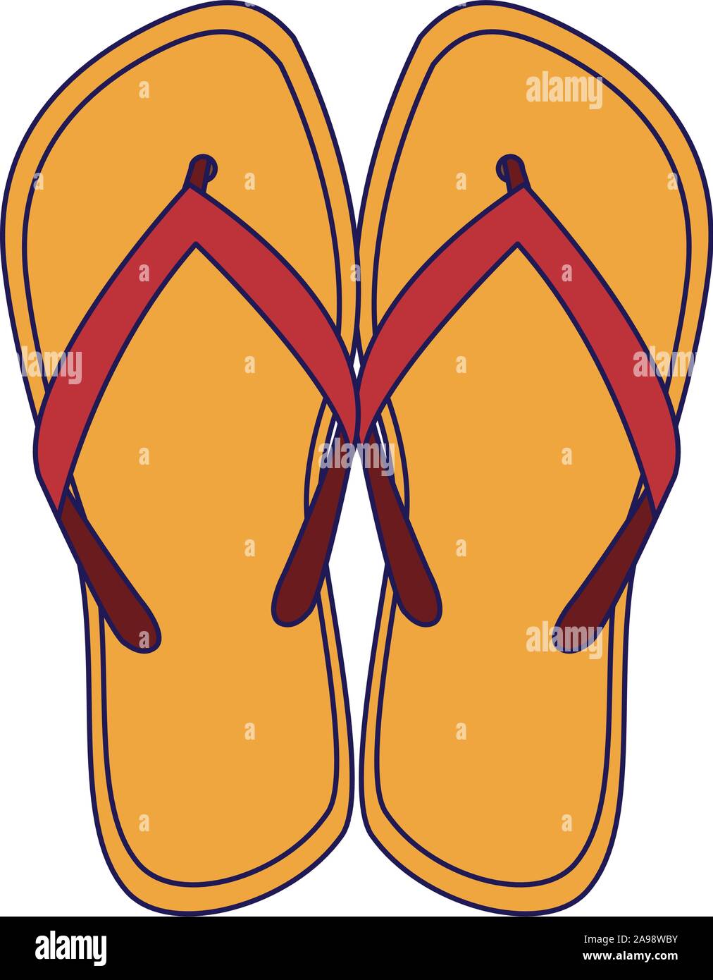 Feet beach Stock Vector Images - Alamy