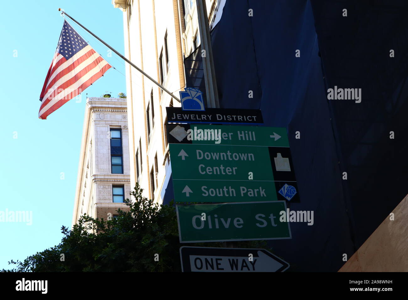 Los Angeles, California JEWELRY District, the historic district