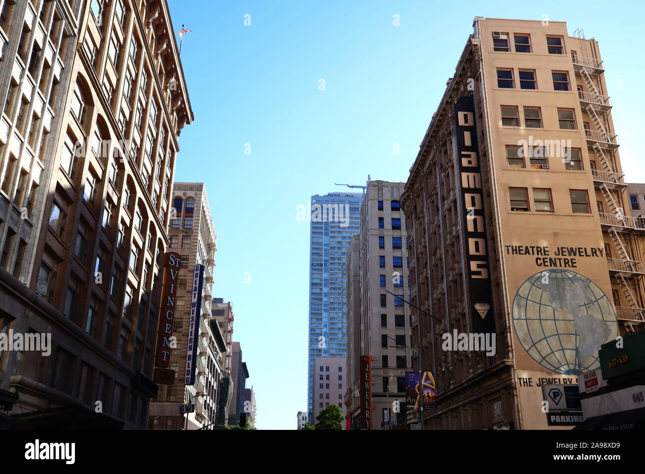 Los Angeles, California JEWELRY District, the historic district