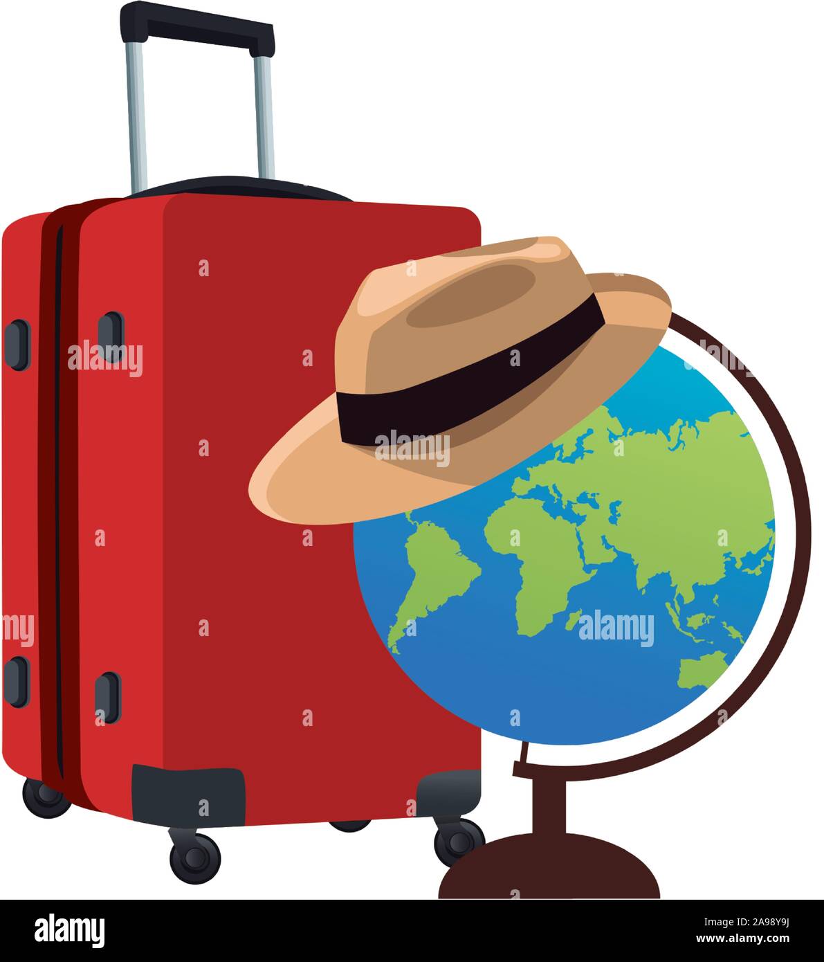 globe suitcase