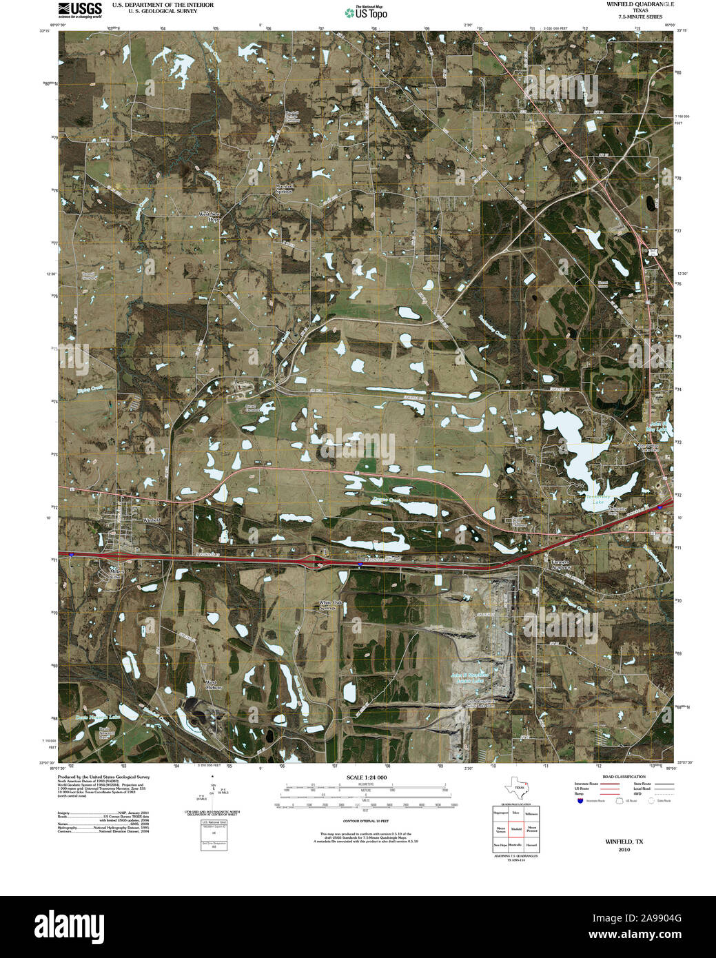 Winfield map hires stock photography and images Alamy