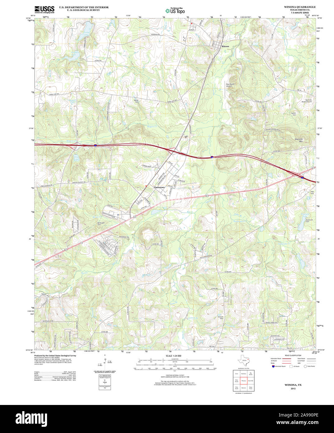 Winona map hires stock photography and images Alamy