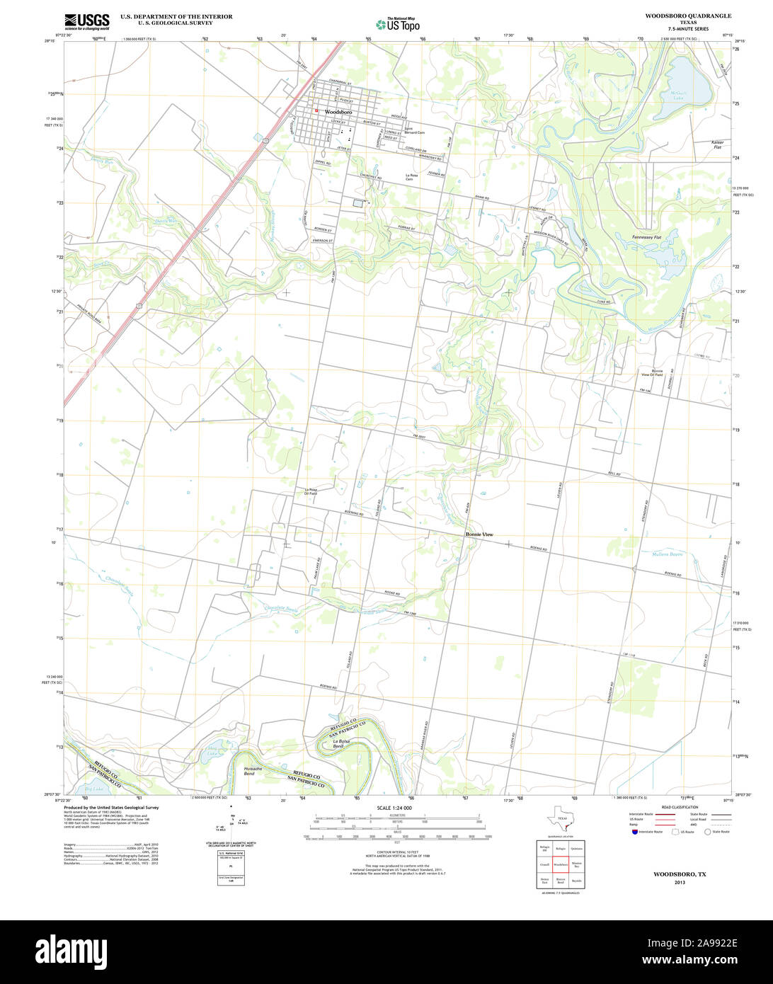 Map of woodsboro Cut Out Stock Images & Pictures Alamy