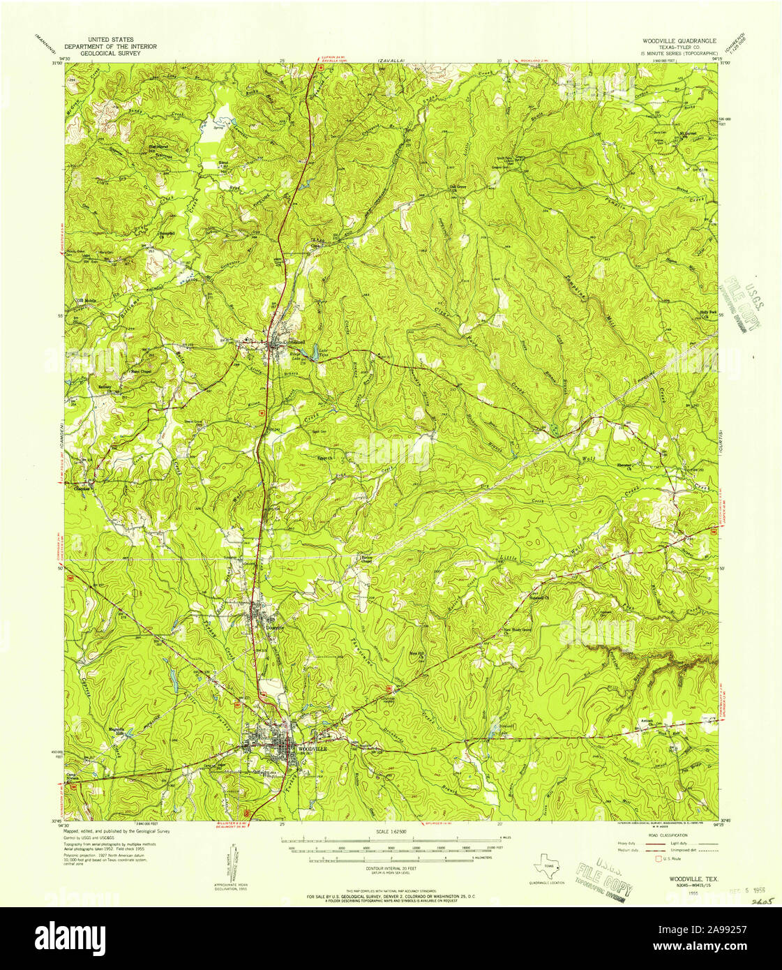 Map of woodville texas hires stock photography and images Alamy