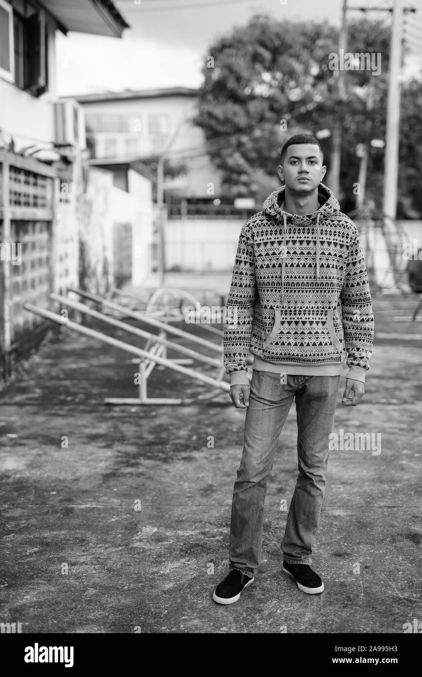 Mixed race thai Black and White Stock Photos & Images - Alamy