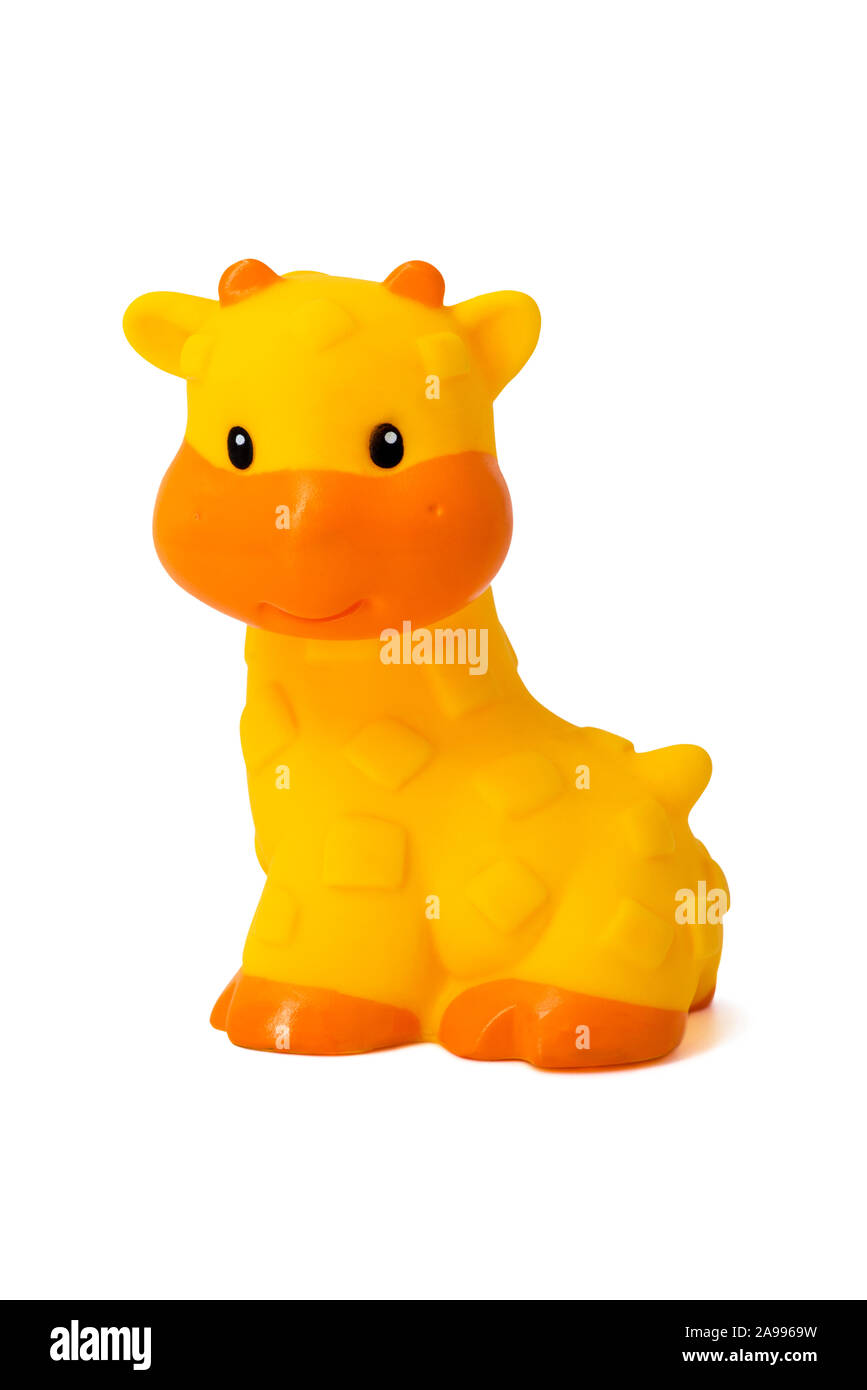 giraffe rubber toy
