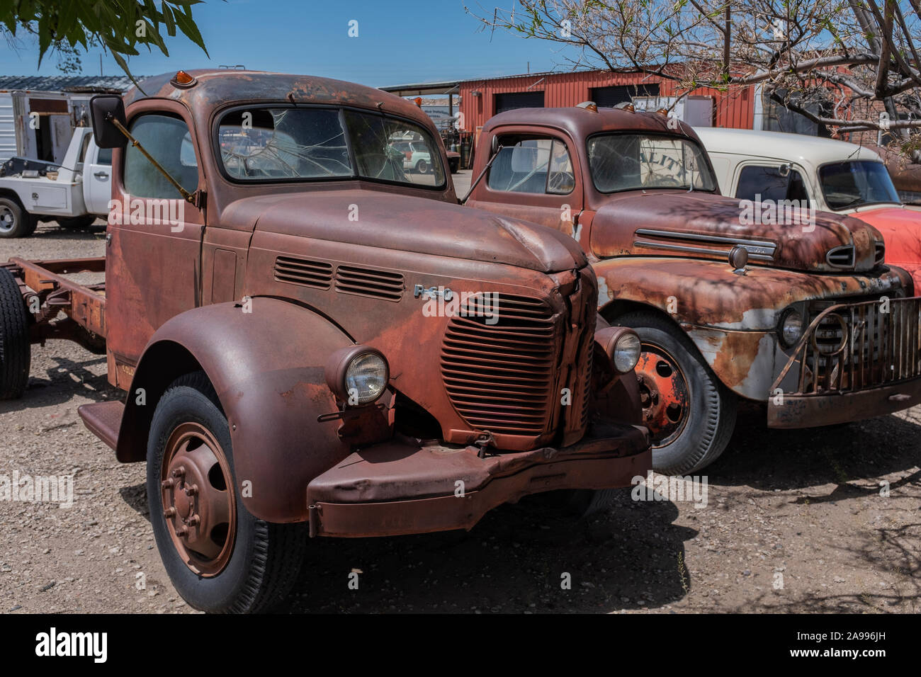 Broadway Truck Salvage, Albuquerque, New Mexico Stock Photo Alamy