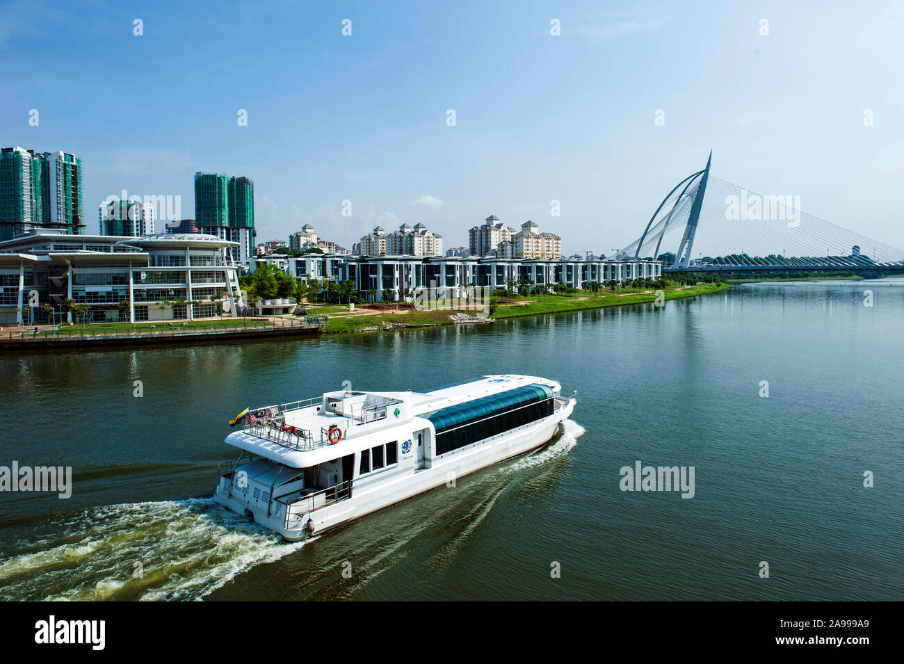 Putrajaya River Cruise, Putrajaya, Malaysia. Stock Photo
