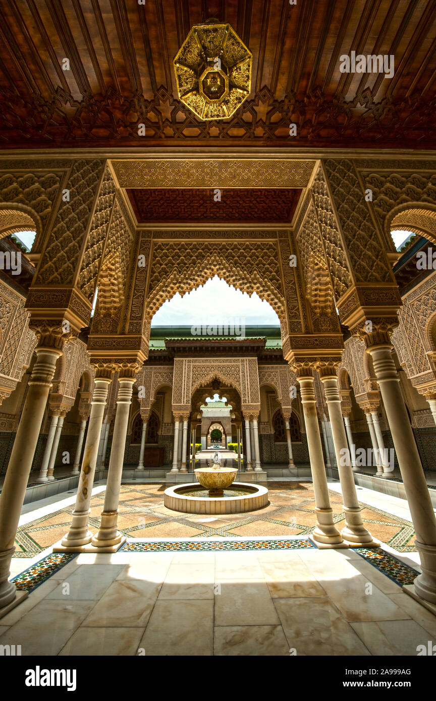 Moroccan Pavilion, Putrajaya, Malaysia. Stock Photo