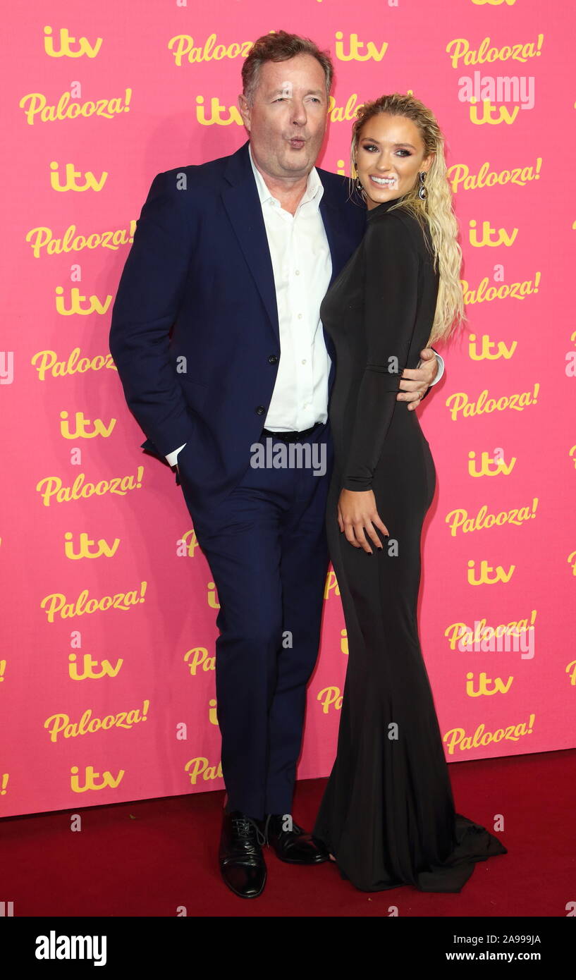 London, UK. 12th Nov, 2019. Lucie Donlan and Piers Morgan at the ITV