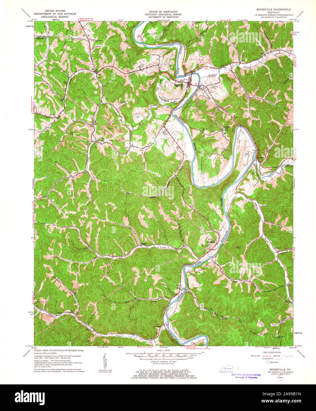 Booneville map hires stock photography and images Alamy