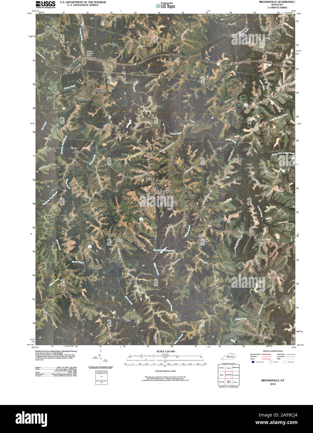 Map of brooksville hires stock photography and images Alamy