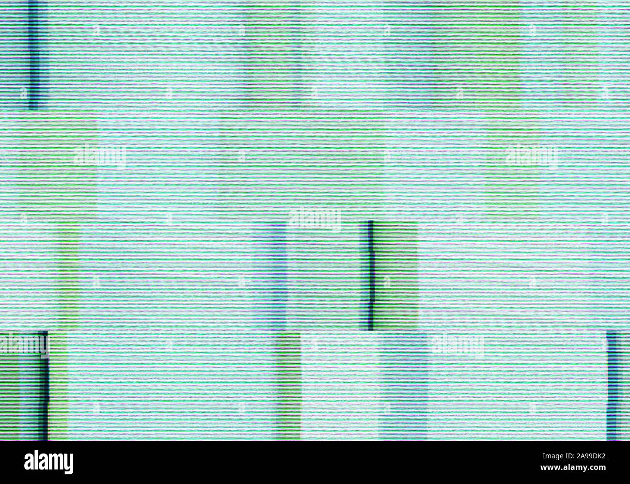 Abstract background with glitch scanlines Stock Photo