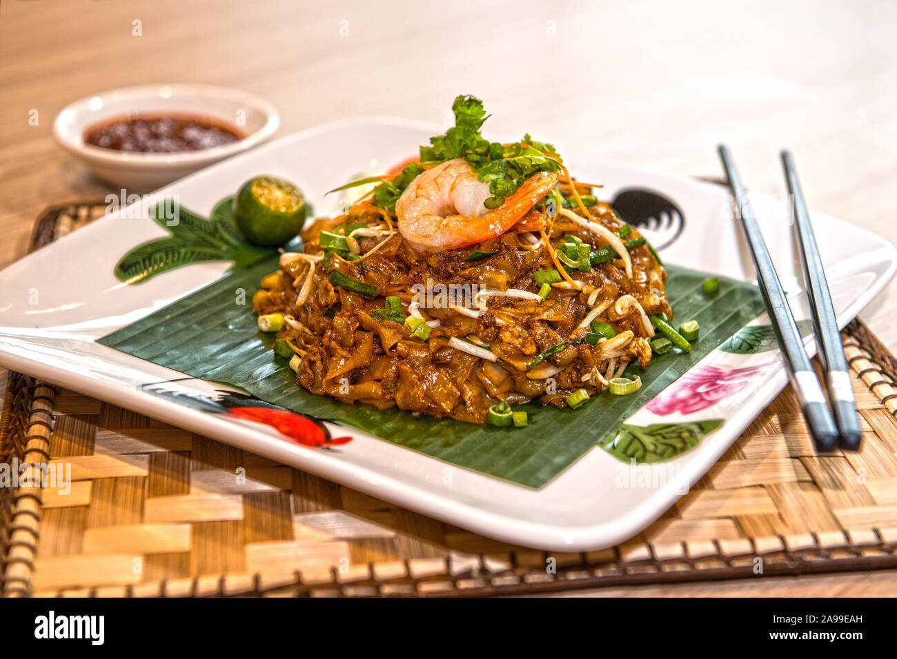 Char Kway Teow Stock Photo