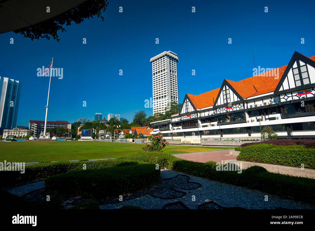 Merdeka Square, (Dataran Merdeka), Kuala Lumpur, Malaysia. Stock Photo