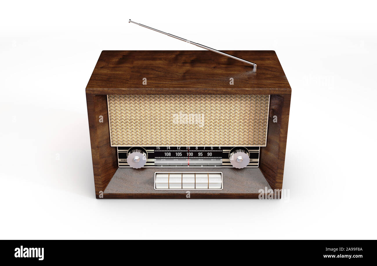 Vintage radio hi-res stock photography and images - Alamy