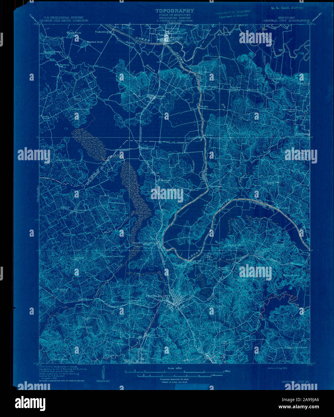 Central City Ky Map Central City Kentucky Map High Resolution Stock Photography And Images -  Alamy