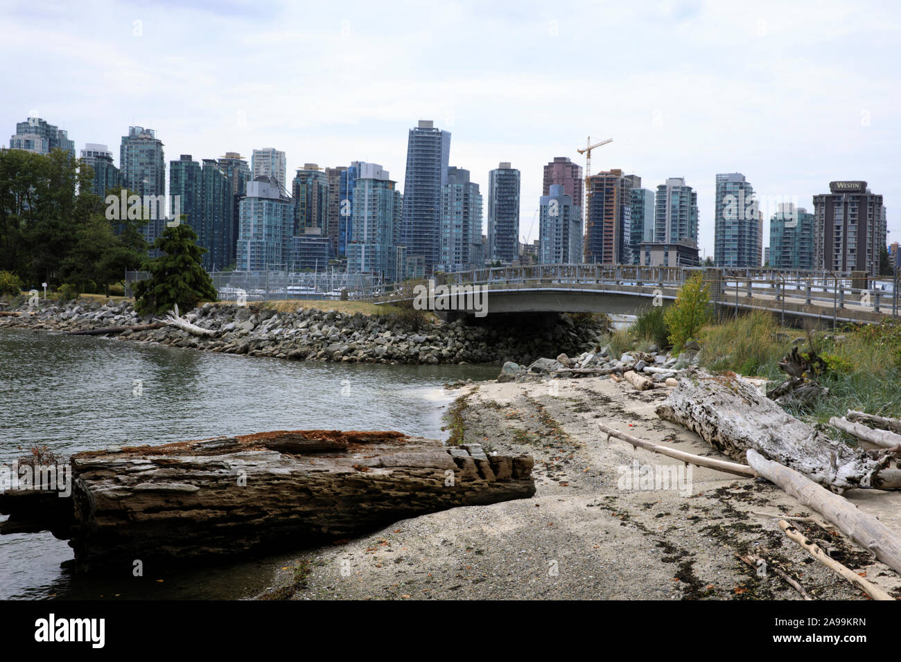 Vancouver view from Stanley Park, Vancouver, America Stock Photo - Alamy