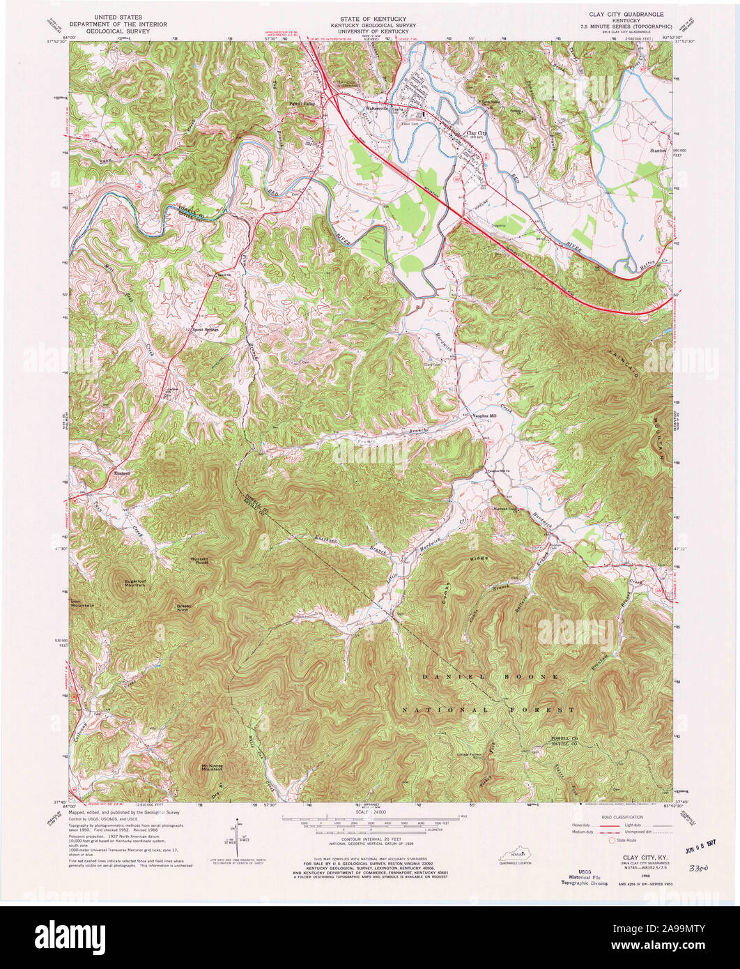 Map of clay city hires stock photography and images Alamy