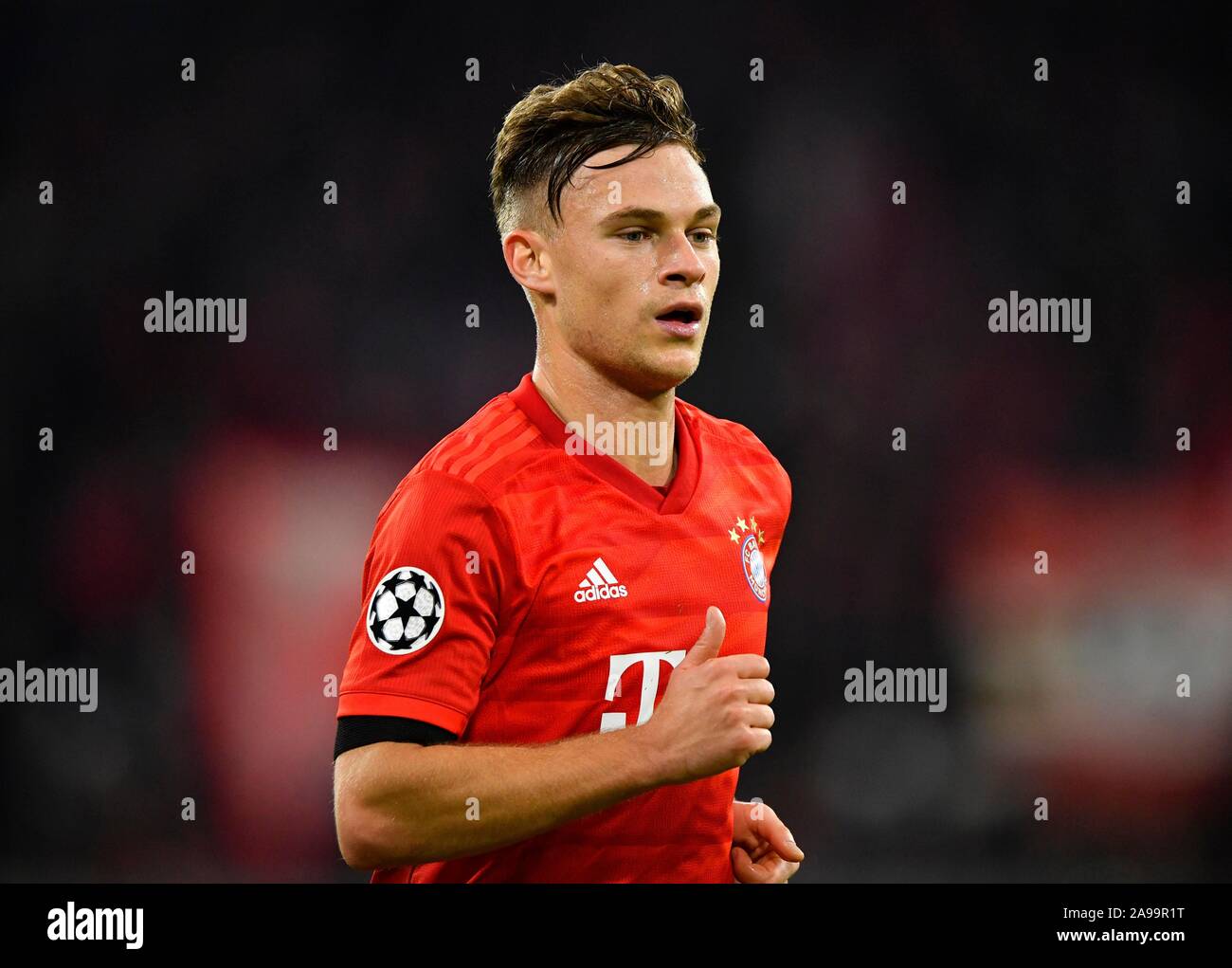 Joshua Kimmich FC Bayern Munich FCB, Allianz Arena, Munich, Bavaria, Germany Stock Photo