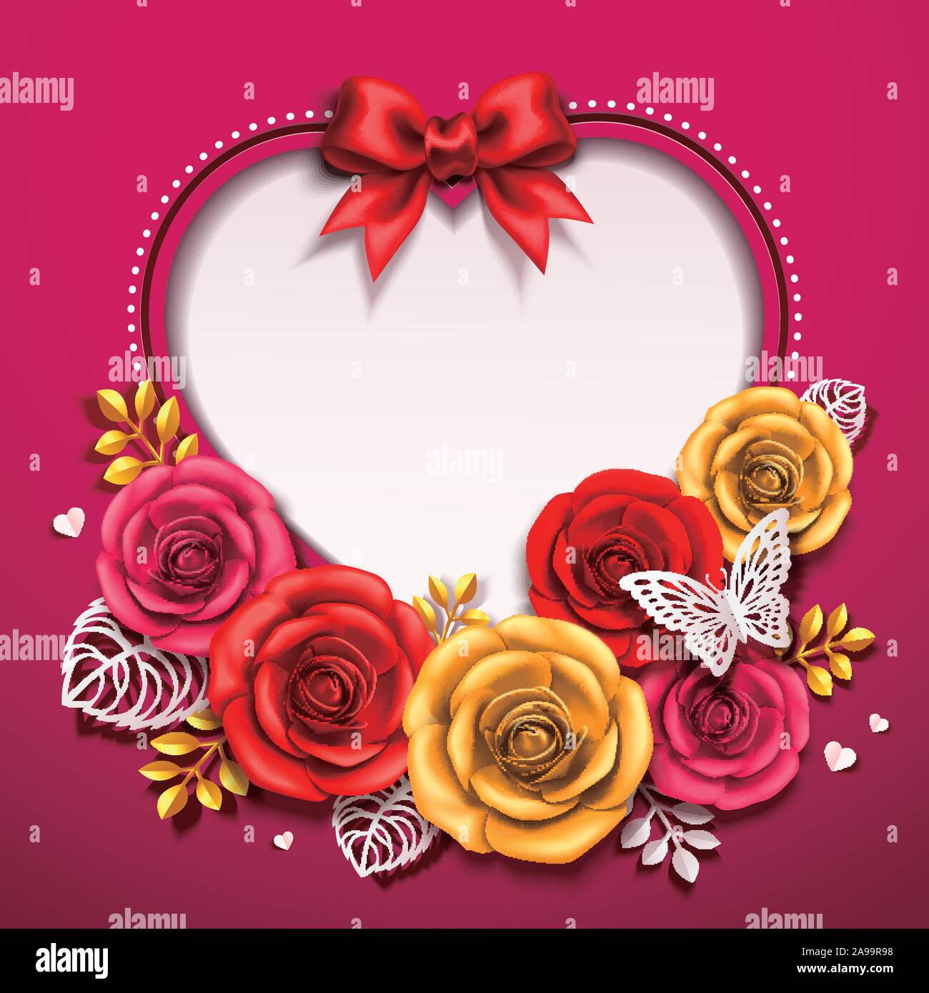 Fuchsia garden design Stock Vector Images - Alamy