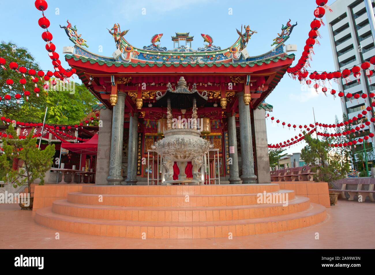 Tua Pek Kong Temple, Kuching, Sarawak, Malaysia. Stock Photo