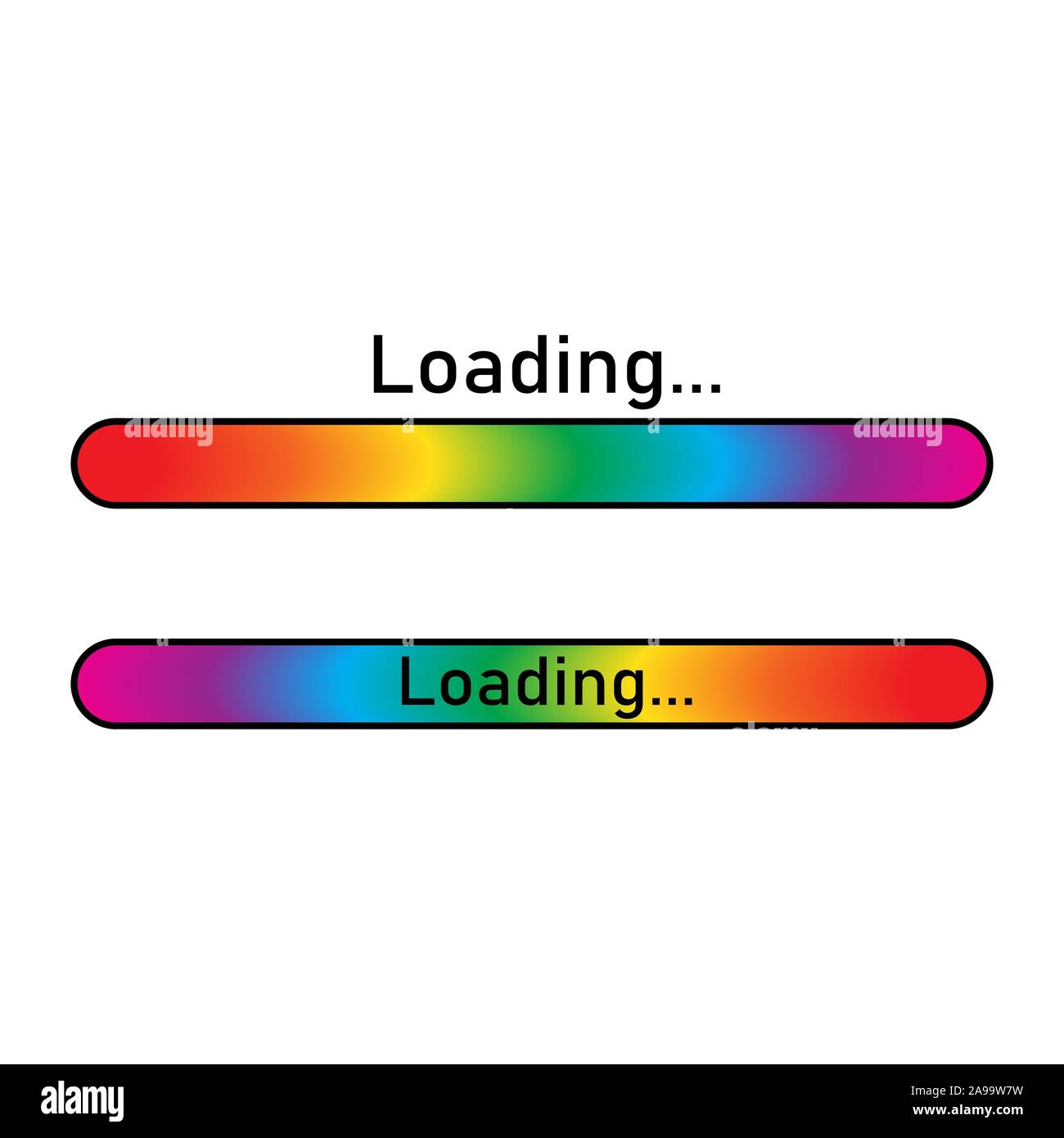 Loading icon - vector. Colorful loading icon isolated. Color vector ...