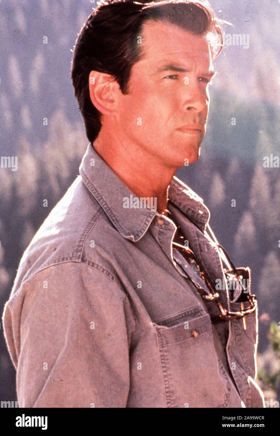 pierce brosnan, dante's peak, 1997 Stock Photo - Alamy