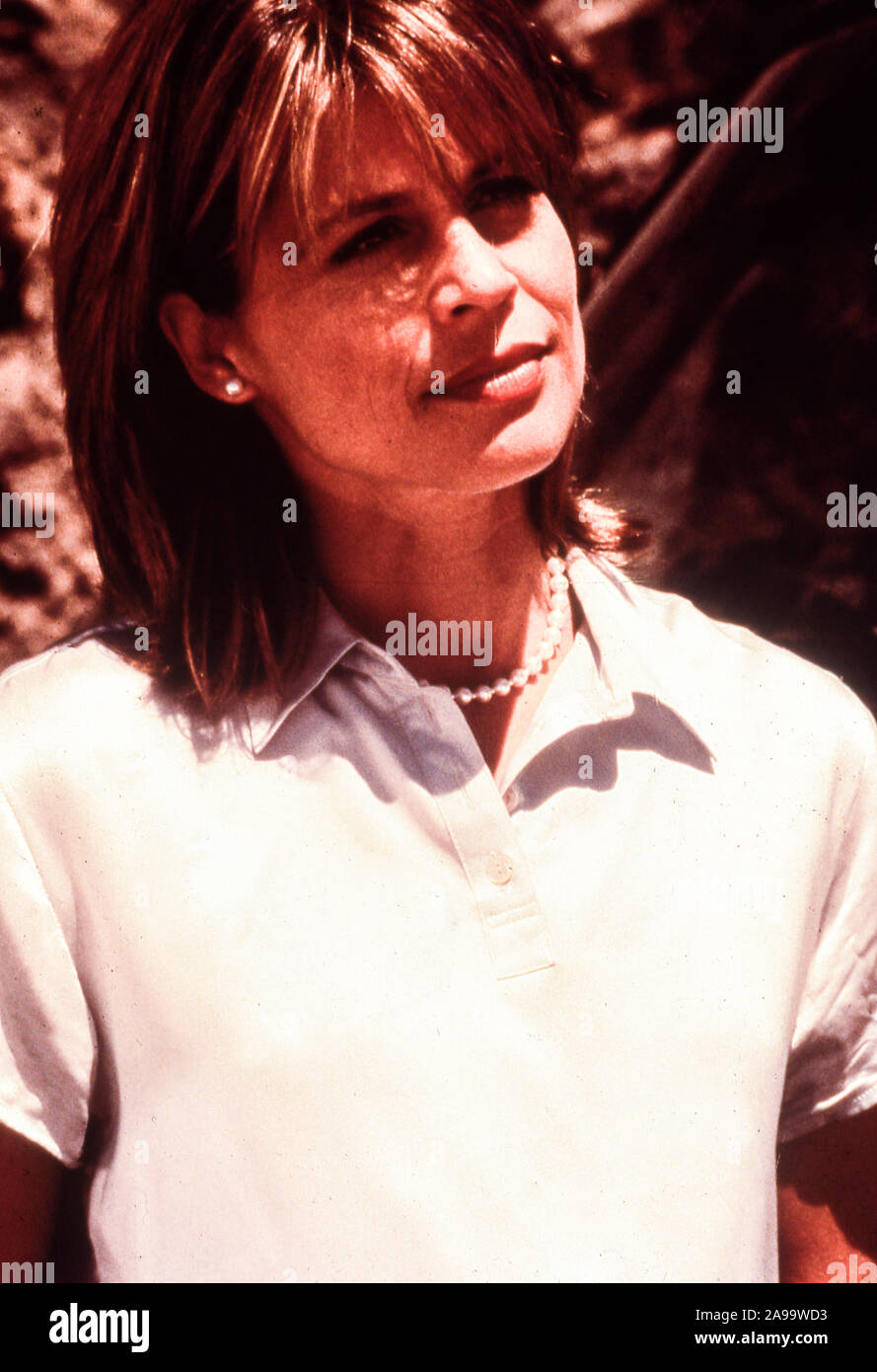 linda hamilton, dante's peak, 1997 Stock Photo