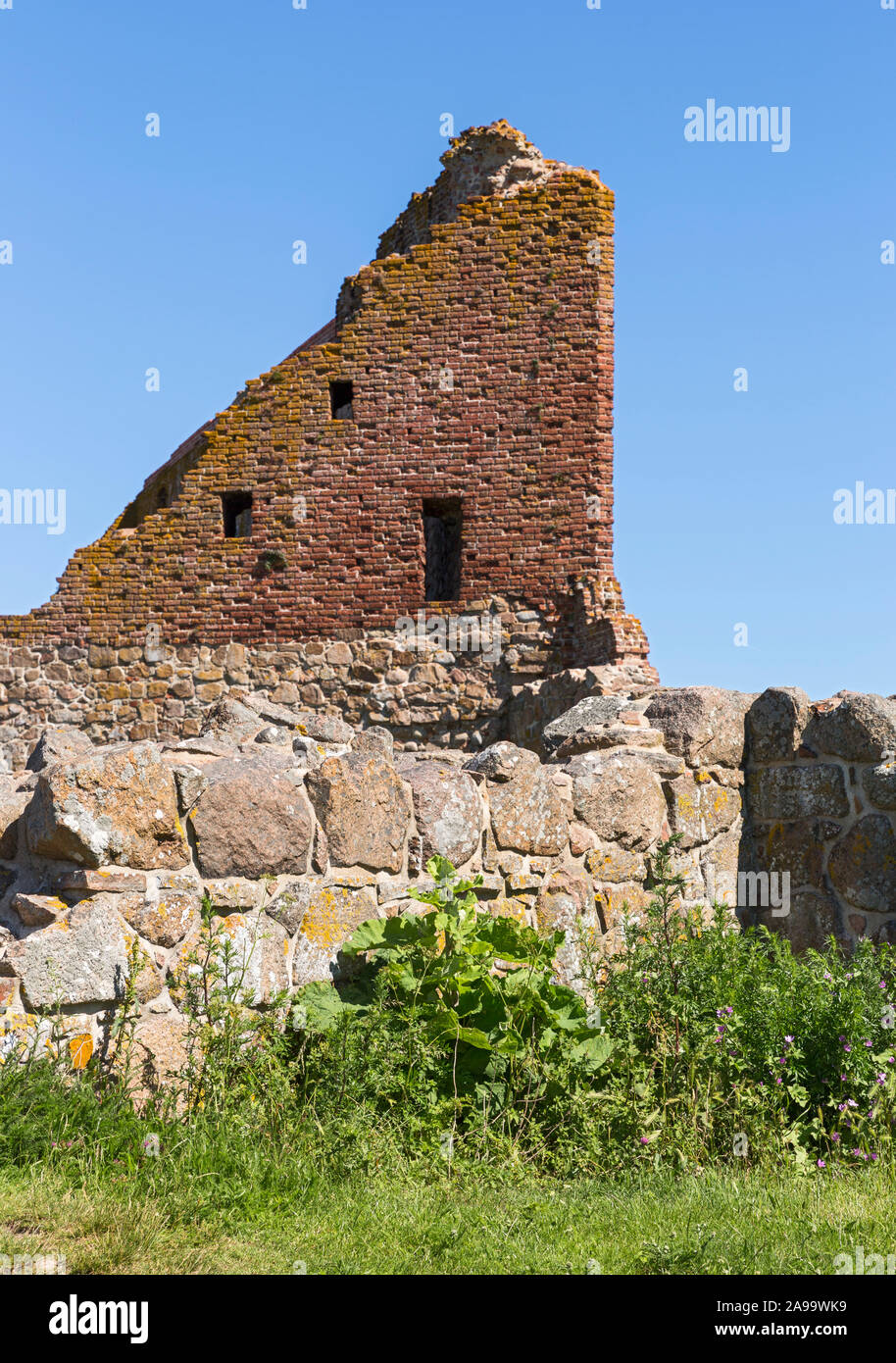 Hammershus, Burgruine, Bornholm, Daenemark Stock Photo