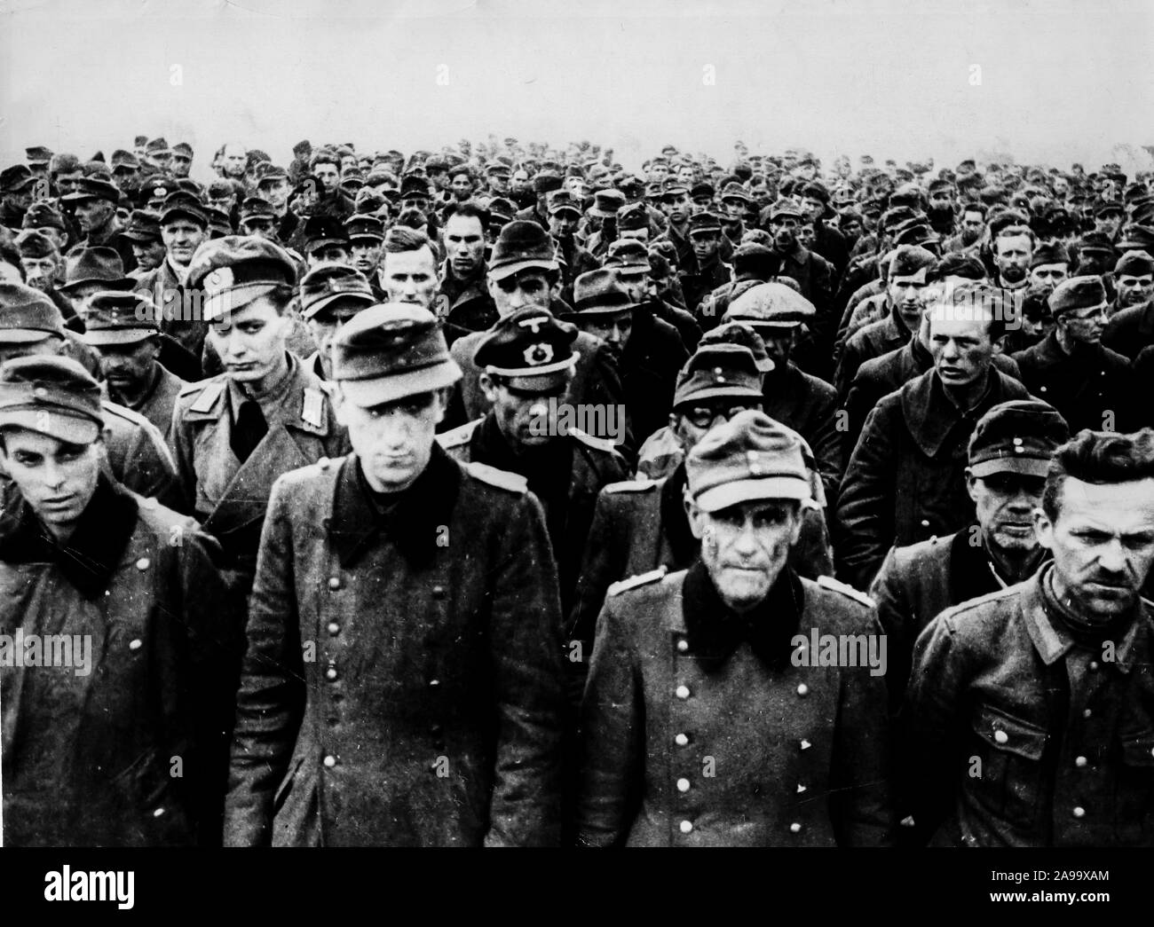 German prisoners, stalingrad, second world war Stock Photo