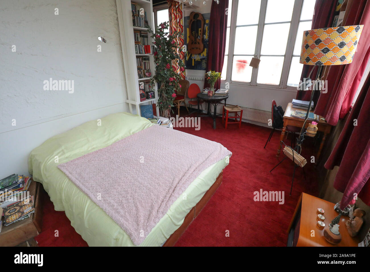 BORIS VIAN' S APARTMENT IN PARIS Stock Photo