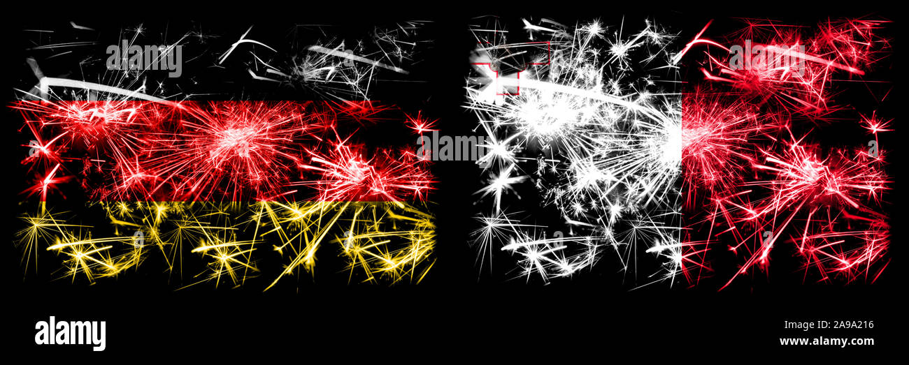Germany, German vs Malta, Maltese New Year celebration travel sparkling