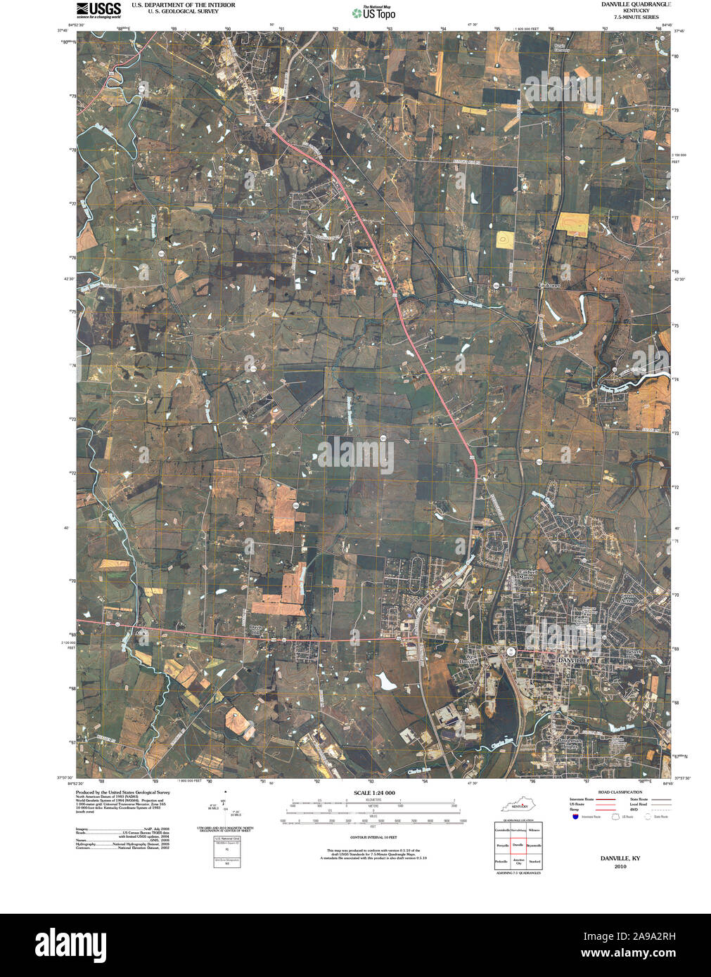Danville map Cut Out Stock Images & Pictures Alamy