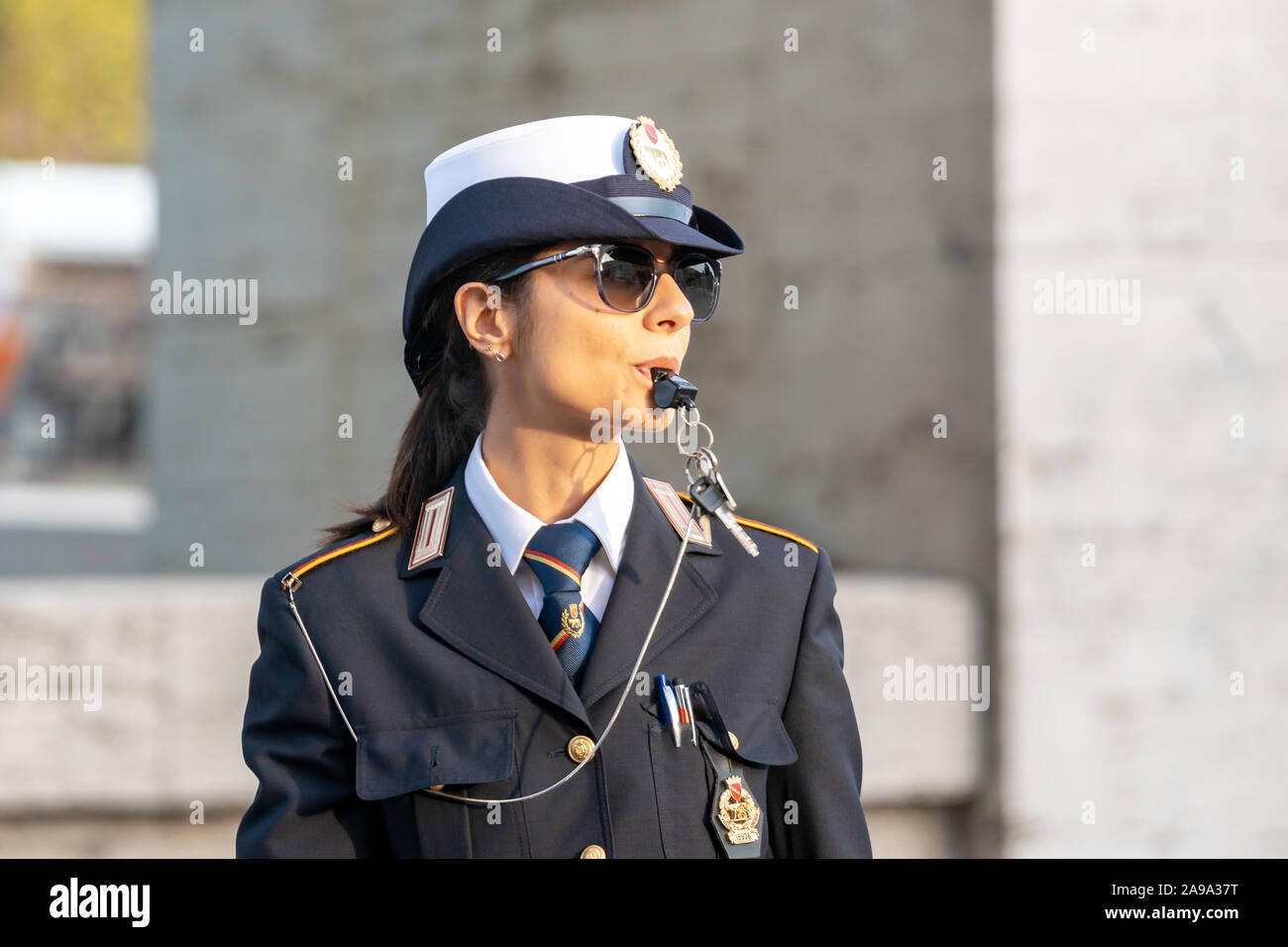 Police woman policewoman italy hi-res stock photography and images - Alamy