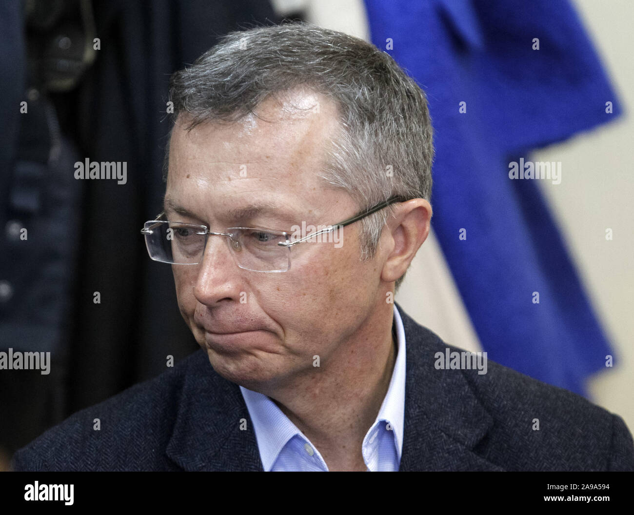 Kiev Ukraine 14th Nov 2019 Oleksandr Pysaruk The Chairman Of