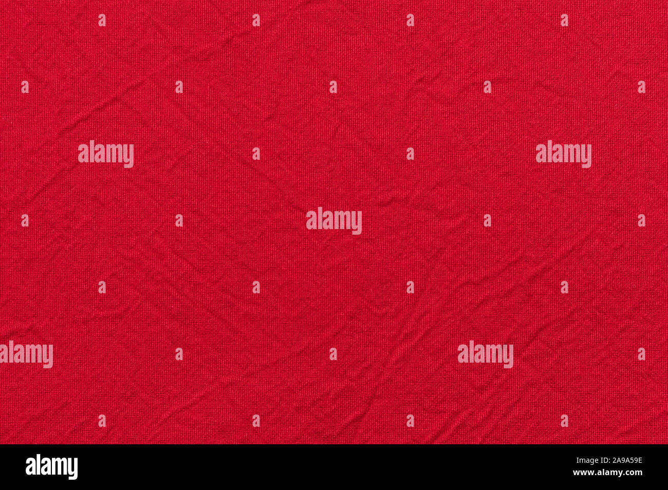 Natural linen texture for the background is red. View from above. Stock Photo