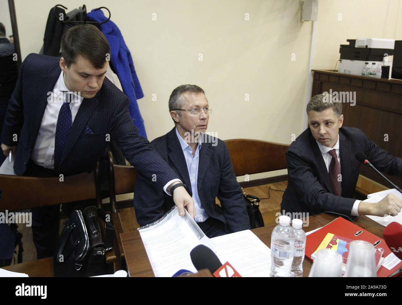 Kiev Ukraine 14th Nov 2019 Oleksandr Pysaruk C The Chairman