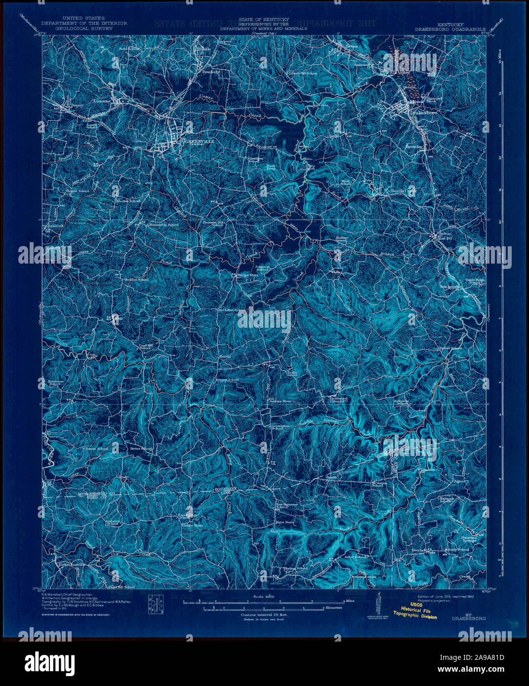 1913 kentucky map hires stock photography and images Alamy