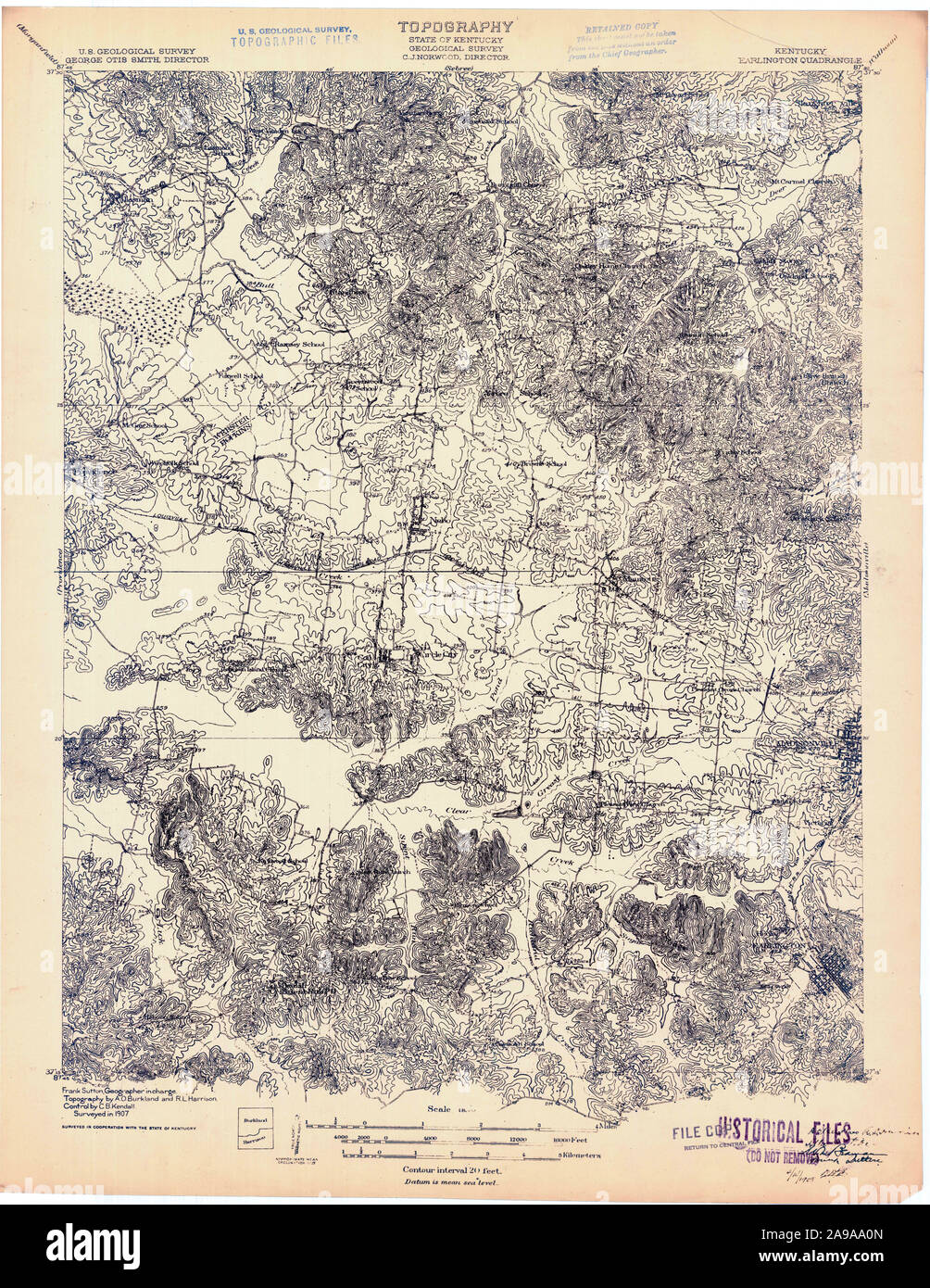 Earlington kentucky map hires stock photography and images Alamy