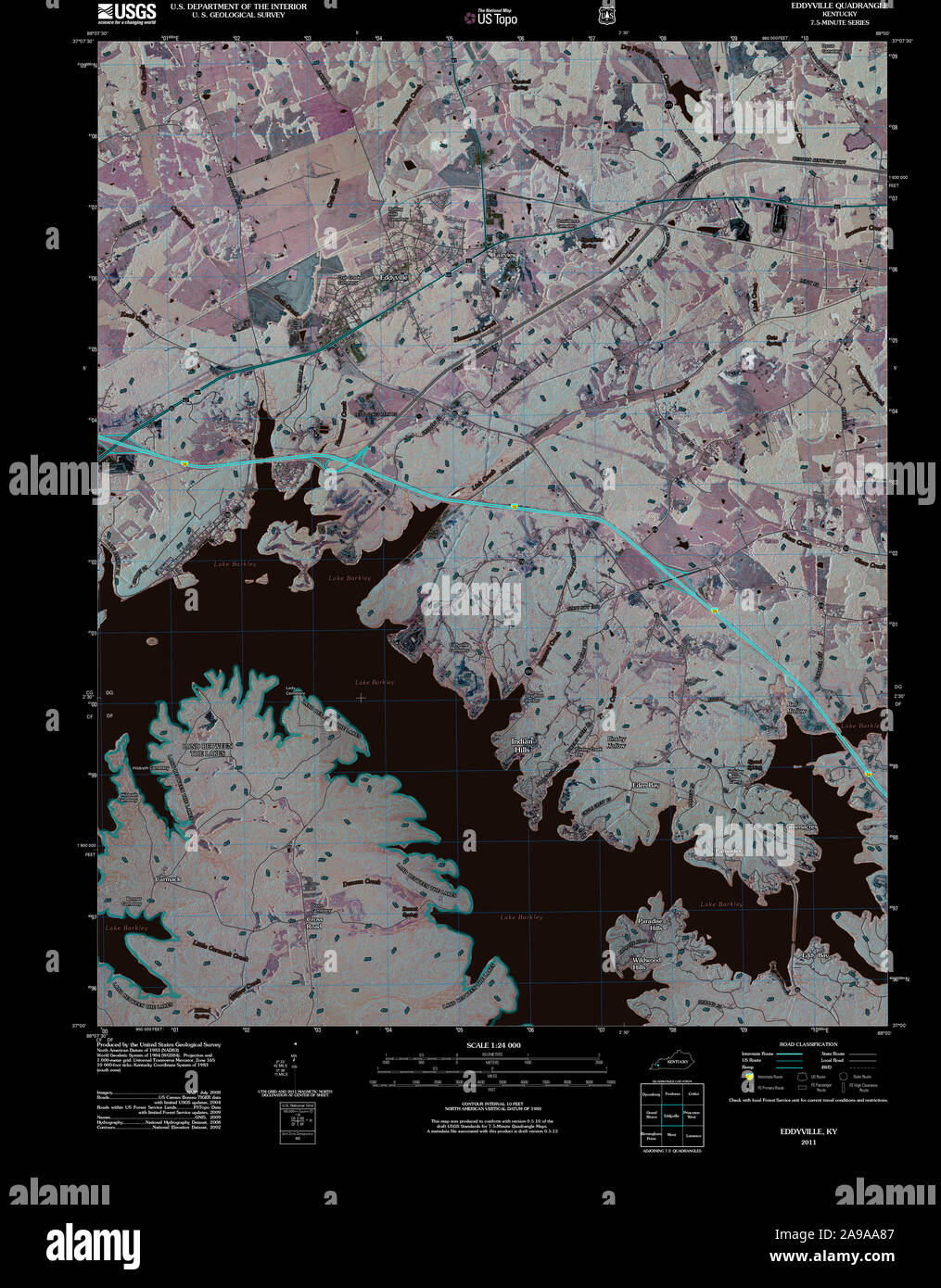 Eddyville kentucky map hires stock photography and images Alamy