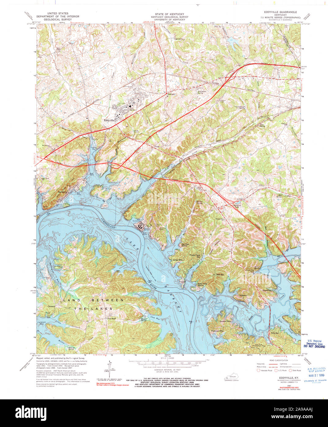 Eddyville kentucky map hires stock photography and images Alamy