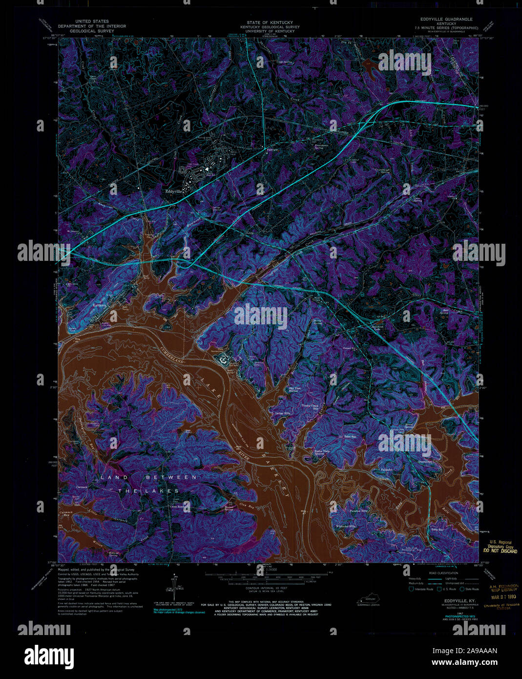Eddyville kentucky map hires stock photography and images Alamy