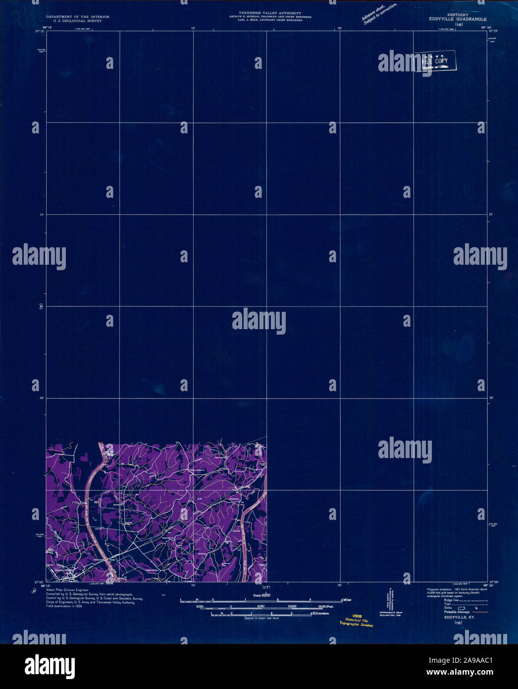 Eddyville kentucky map hires stock photography and images Alamy