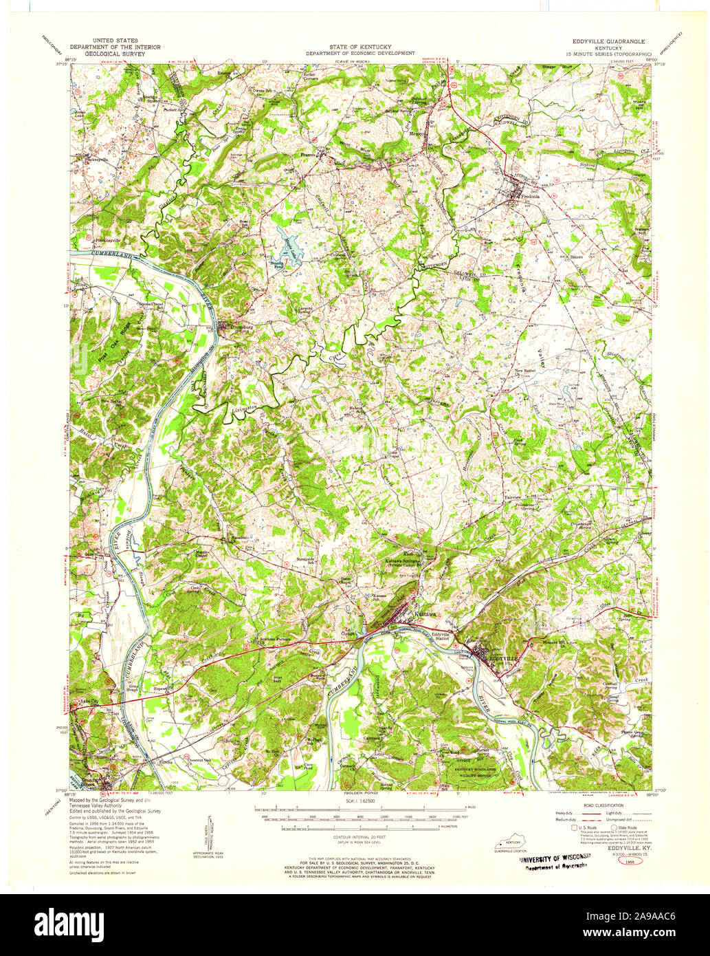 Eddyville kentucky map hires stock photography and images Alamy