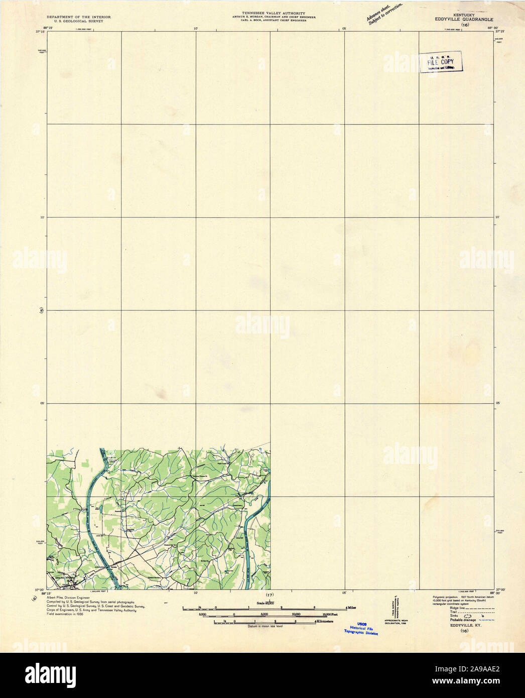 Map of eddyville hires stock photography and images Alamy