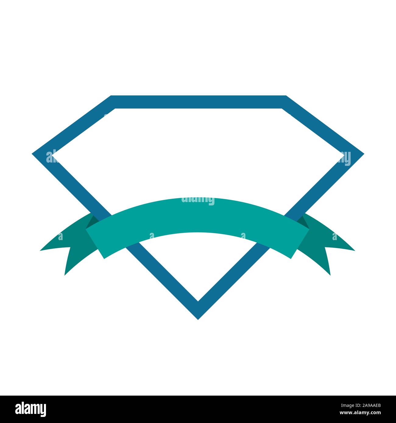 Vector Diamond icon isolated. Diamond logo in flat design. Diamond with ...