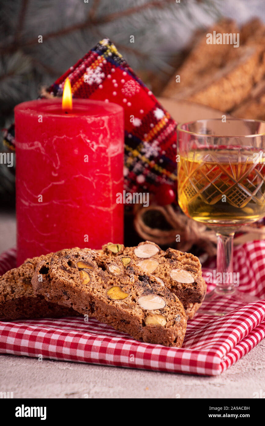 Traditional Italian Christmas New Year Dry Cookies Biscuits Biscotti ...