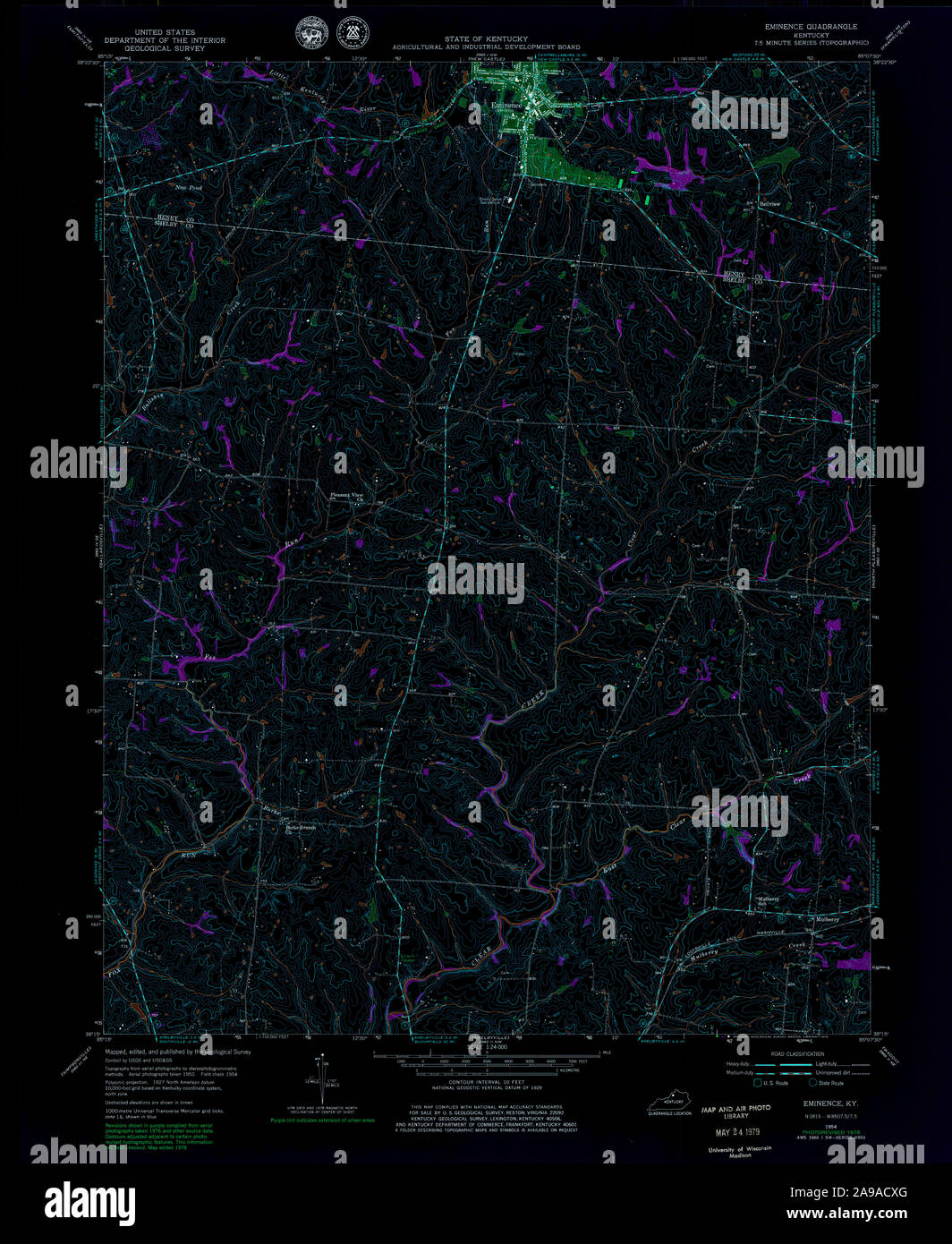 Eminence map hires stock photography and images Alamy